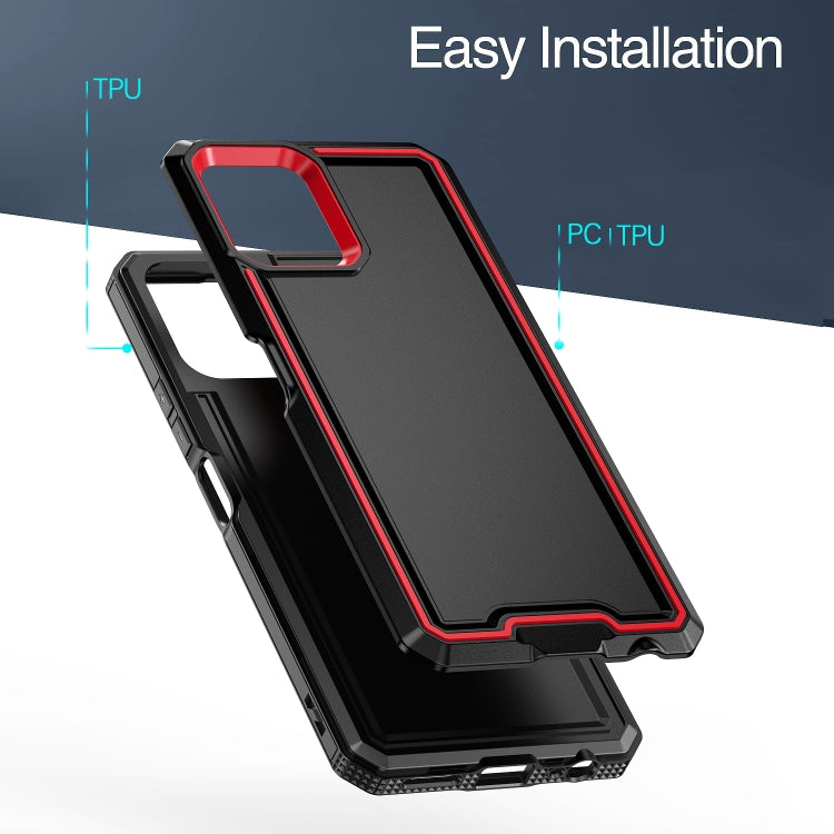 For vivo Y15s 2021 / Y15a / Y01 4G Armour Two-color TPU + PC Phone Case