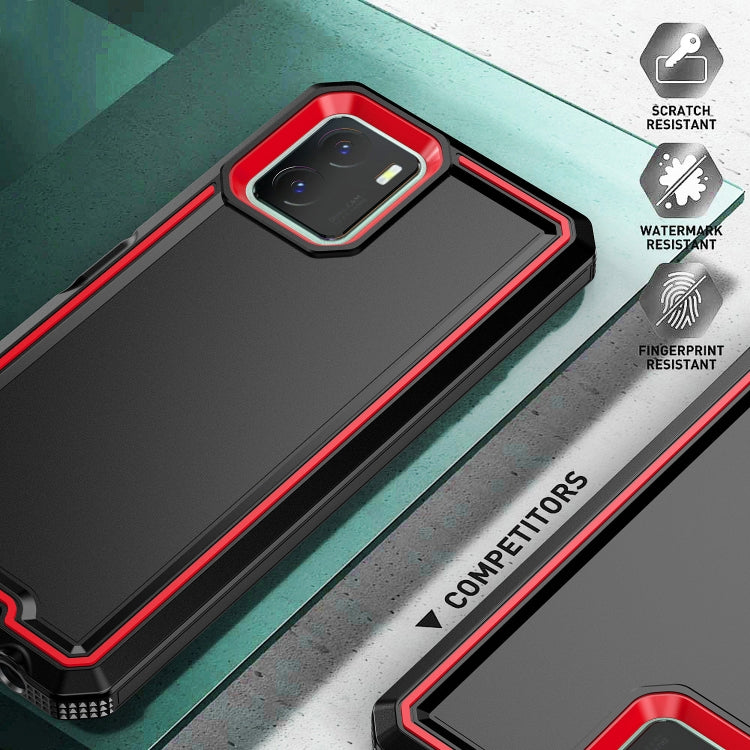 For vivo Y15s 2021 / Y15a / Y01 4G Armour Two-color TPU + PC Phone Case