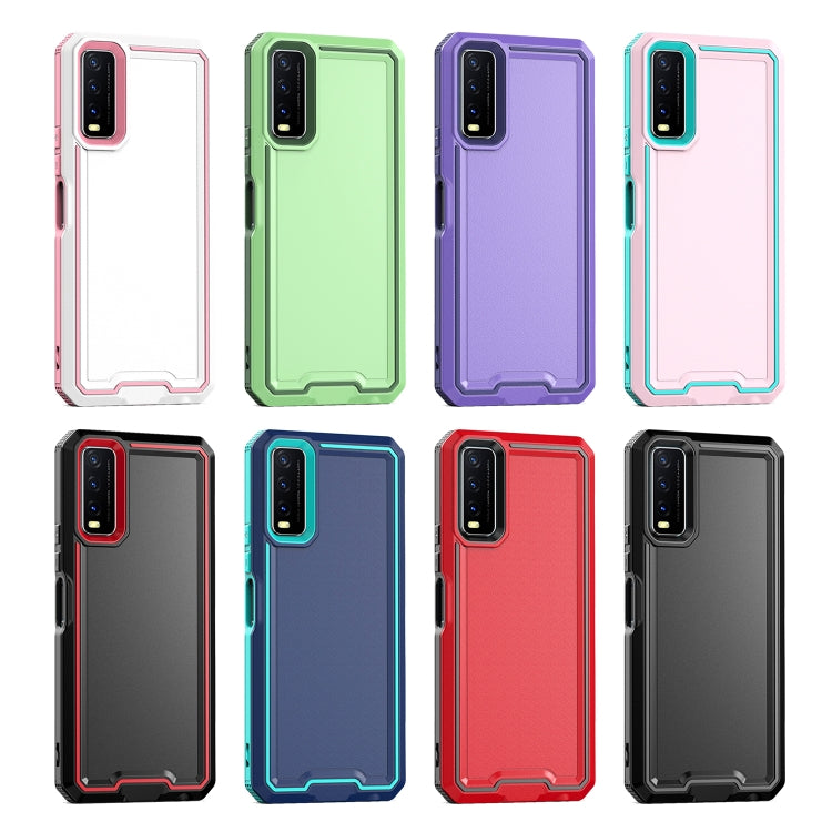 For vivo Y20 / Y20i / Y20s / Y12s Armour Two-color TPU + PC Phone Case