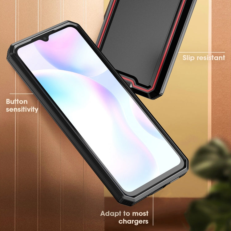 For Xiaomi Redmi 9A Armour Two-color TPU + PC Phone Case