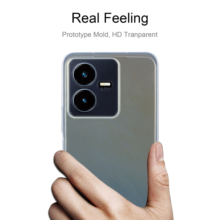 For vivo Y22s Ultra-thin Transparent TPU Phone Case