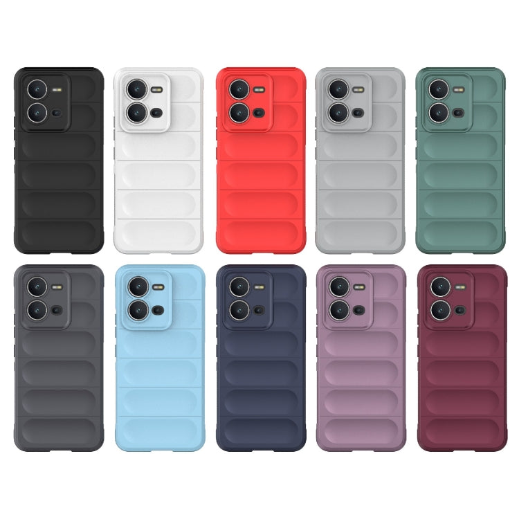 For vivo V25 5G Global Magic Shield TPU + Flannel Phone Case