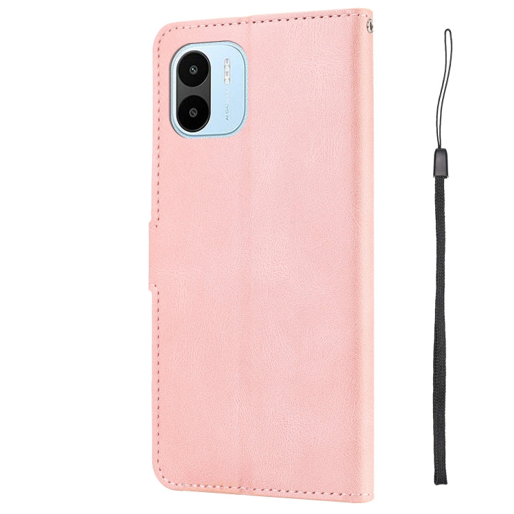 For Xiaomi Redmi A1 Fantasy Classic Skin-feel Calfskin Texture PU Phone Case