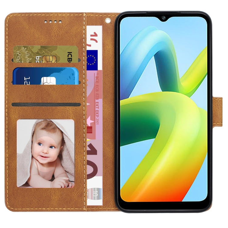 For Xiaomi Redmi A1 Fantasy Classic Skin-feel Calfskin Texture PU Phone Case