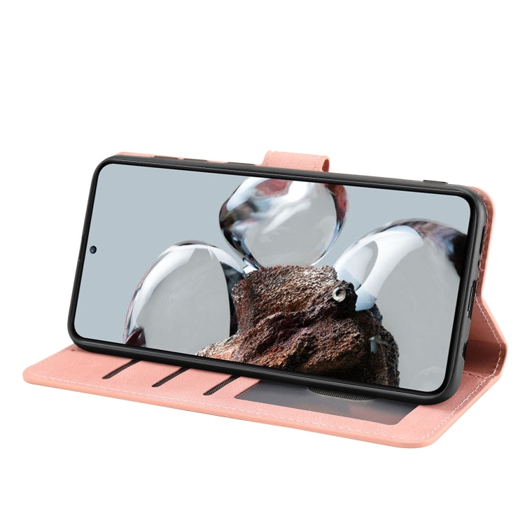 For Xiaomi 12T/12T Pro/Redmi K50 Ultra Fantasy Classic Skin-feel Calfskin Texture PU Phone Case