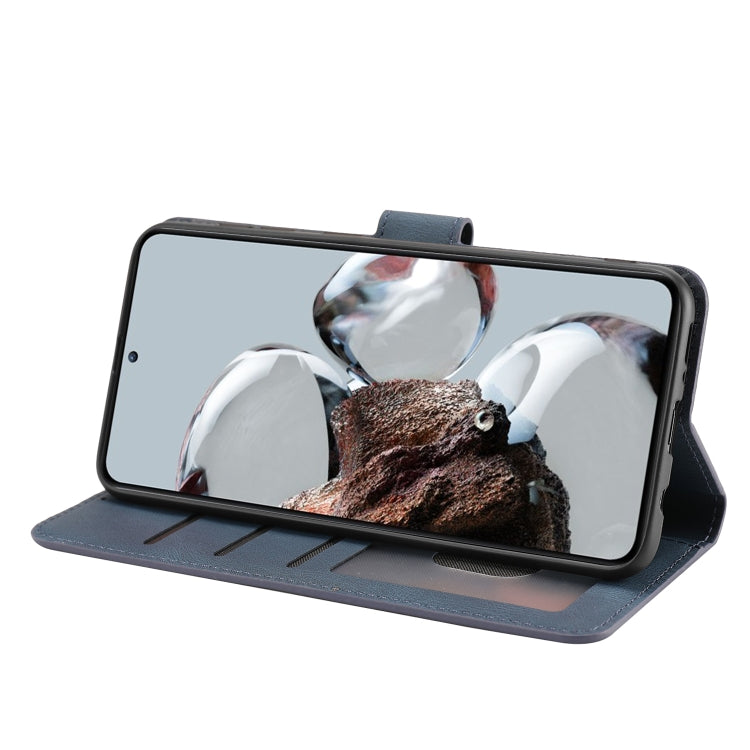 For Xiaomi 12T/12T Pro/Redmi K50 Ultra Fantasy Classic Skin-feel Calfskin Texture PU Phone Case