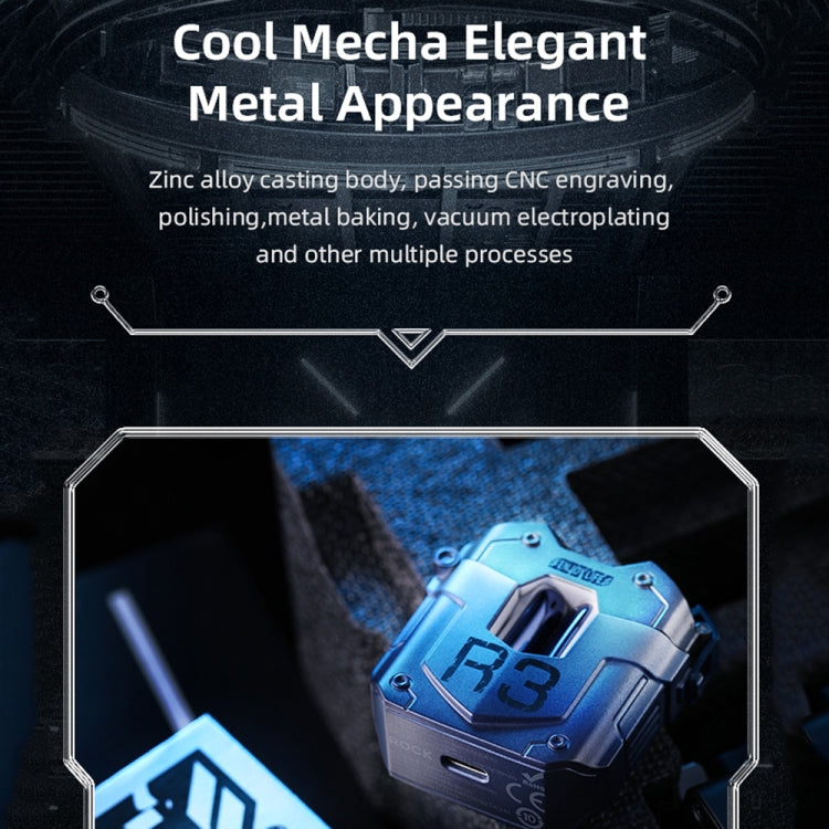 ROCK R3 Steampunk Mecha Wireless Bluetooth Earphone