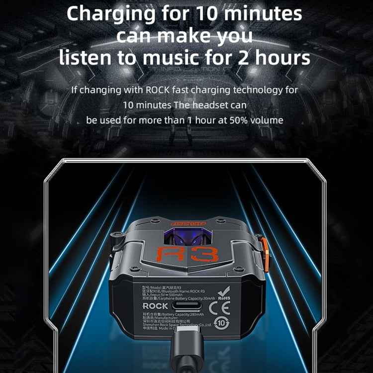 ROCK R3 Steampunk Mecha Wireless Bluetooth Earphone
