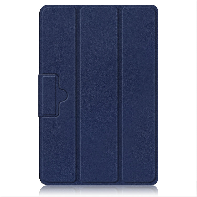 For OPPO Pad 11 inch 3-folding Magnetic Buckle Custer Texture Leather Tablet Case