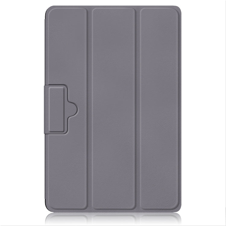 For OPPO Pad 11 inch 3-folding Magnetic Buckle Custer Texture Leather Tablet Case