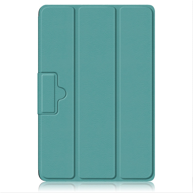 For OPPO Pad 11 inch 3-folding Magnetic Buckle Custer Texture Leather Tablet Case