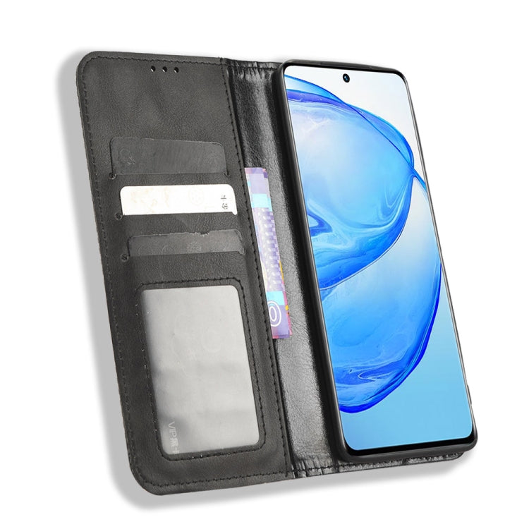 For vivo V25 Pro / S15 Pro Magnetic Buckle Retro Texture Leather Phone Case