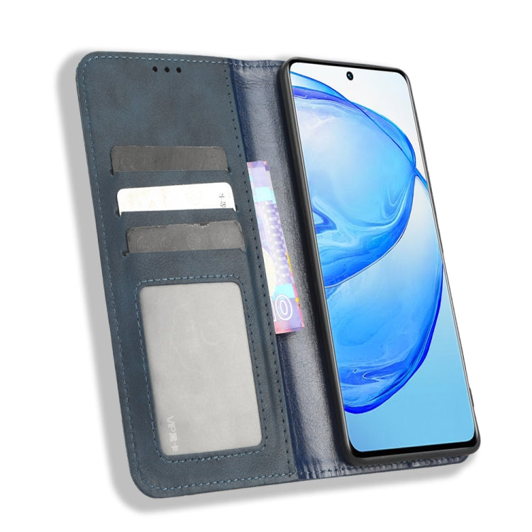 For vivo V25 Pro / S15 Pro Magnetic Buckle Retro Texture Leather Phone Case