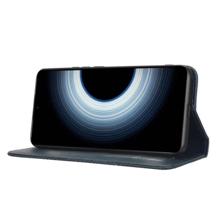 For Xiaomi 12T / Redmi K50 Ultra Magnetic Buckle Retro Texture Leather Phone Case