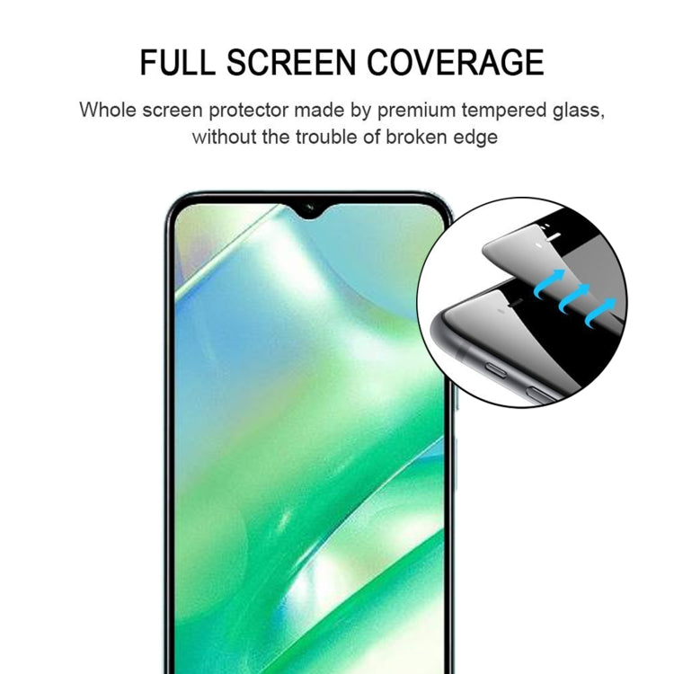For Realme 10 5G / 10s / 10T 25pcs Full Glue Full Screen Tempered Glass Film