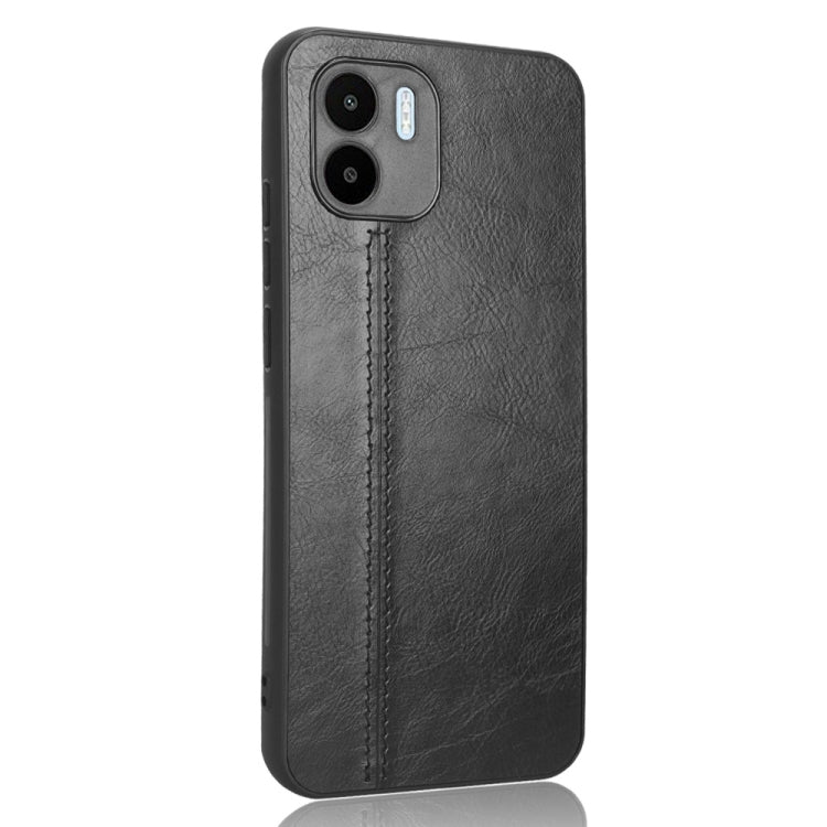 For Xiaomi Redmi A1 Sewing Cow Pattern Skin PC + PU + TPU Phone Case