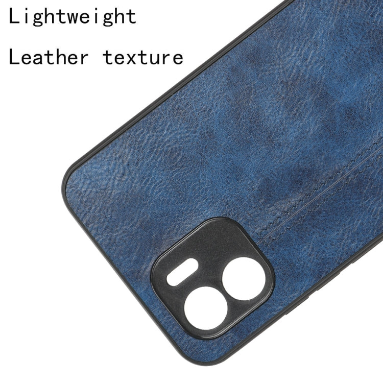 For Xiaomi Redmi A1 Sewing Cow Pattern Skin PC + PU + TPU Phone Case