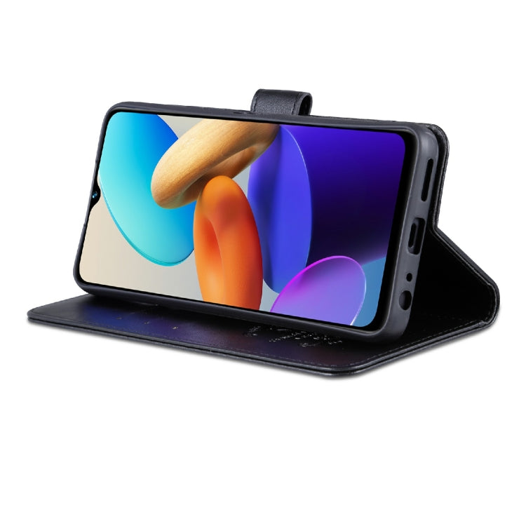 For vivo Y22/Y22s/Y35 4G AZNS Sheepskin Texture Flip Leather Phone Case