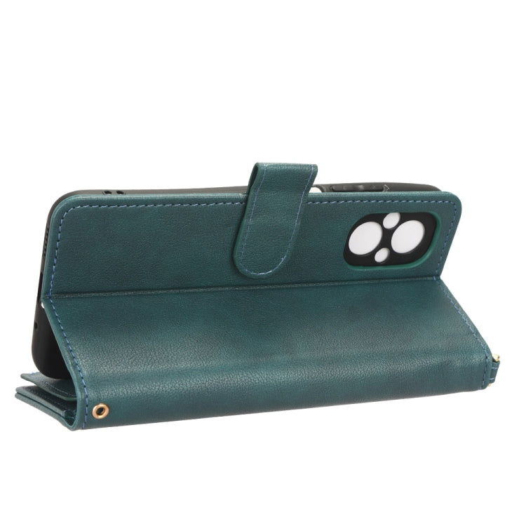 For Xiaomi Poco M5 Litchi Texture Zipper Leather Phone Case