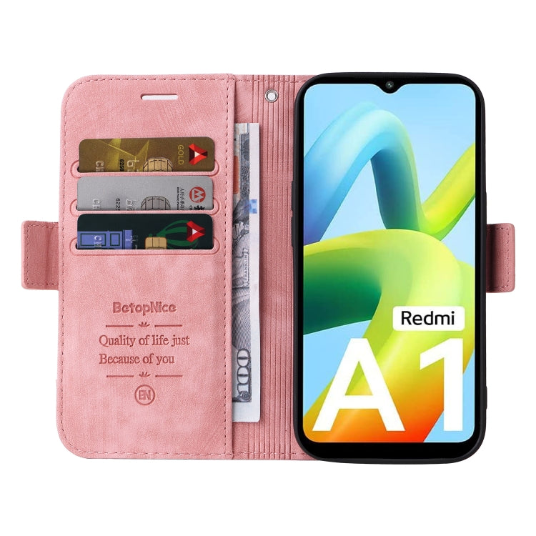 For Xiaomi Redmi A1 4G BETOPNICE Dual-side Buckle Leather Phone Case