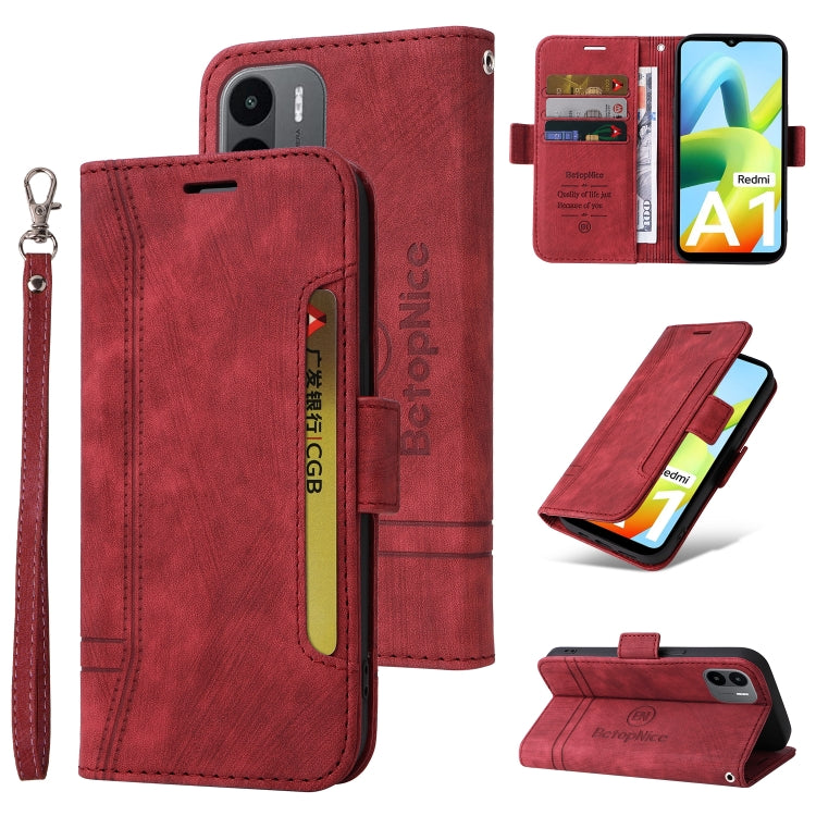 For Xiaomi Redmi A1 4G BETOPNICE Dual-side Buckle Leather Phone Case