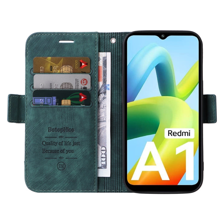 For Xiaomi Redmi A1 4G BETOPNICE Dual-side Buckle Leather Phone Case