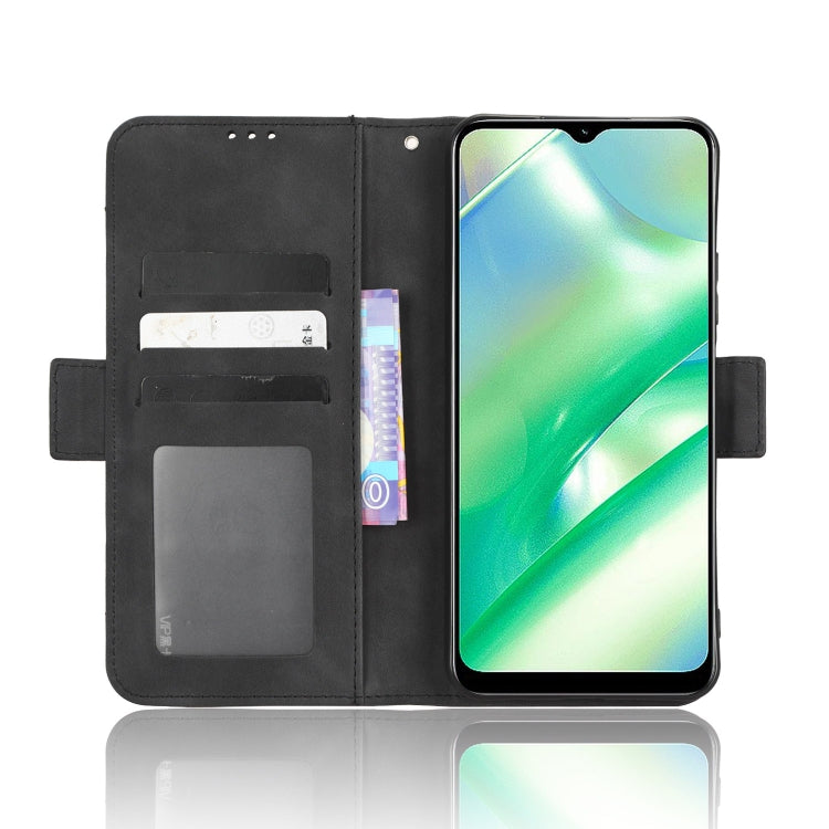 For Realme C33 4G Skin Feel Calf Texture Card Slots Leather Phone Case