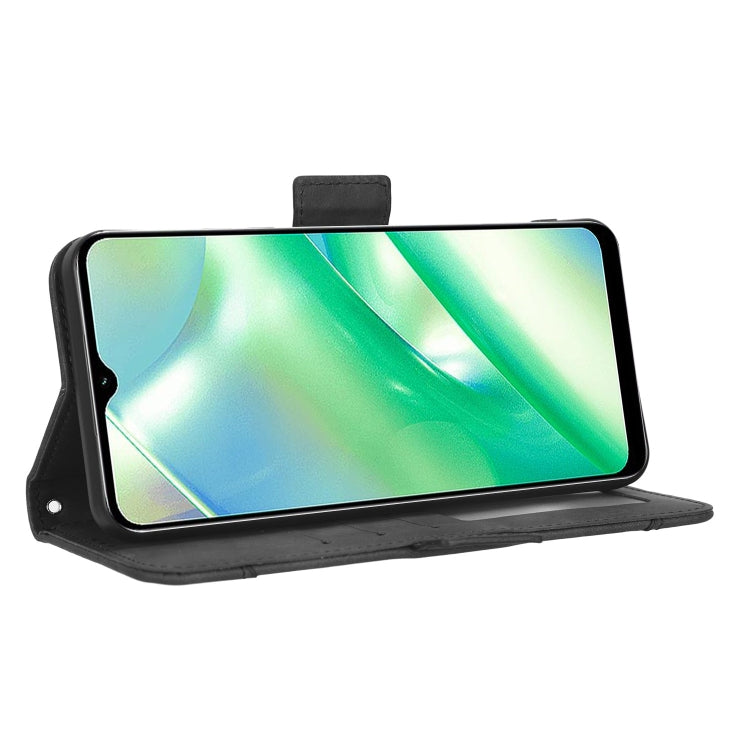 For Realme C33 4G Skin Feel Calf Texture Card Slots Leather Phone Case