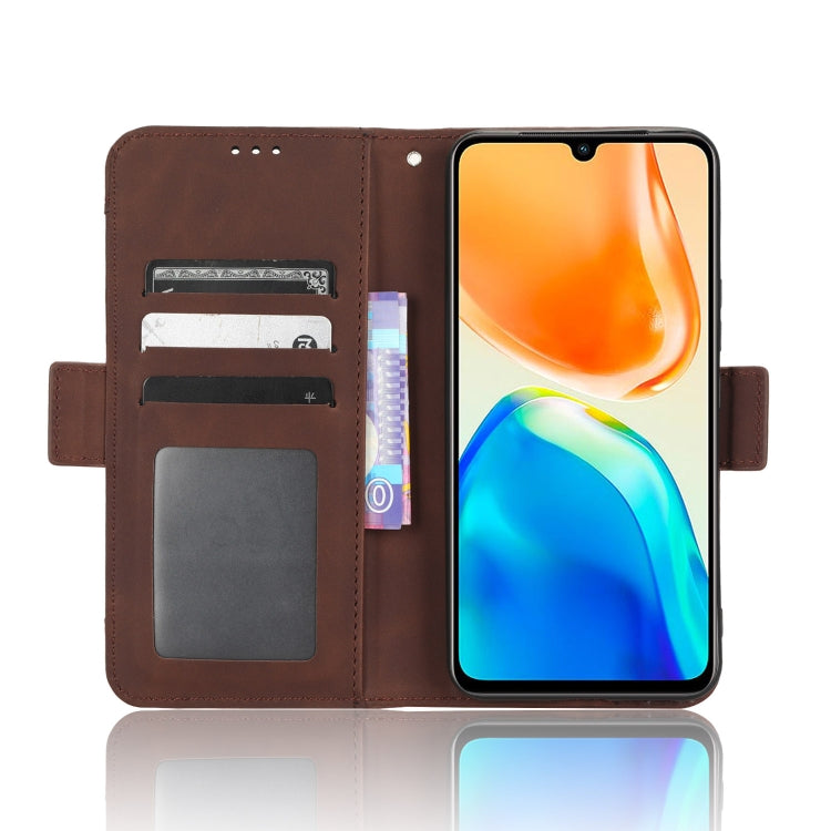 For vivo V25 5G / X80 Lite Skin Feel Calf Texture Card Slots Leather Phone Case