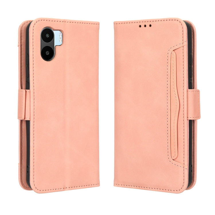 For Xiaomi Redmi A1 Skin Feel Calf Texture Card Slots Leather Phone Case