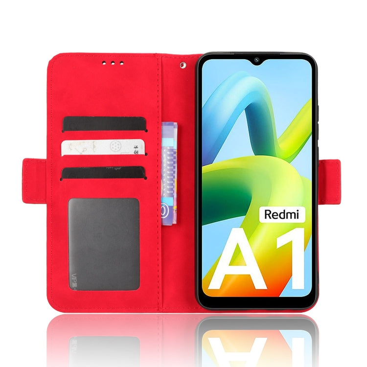 For Xiaomi Redmi A1 Skin Feel Calf Texture Card Slots Leather Phone Case