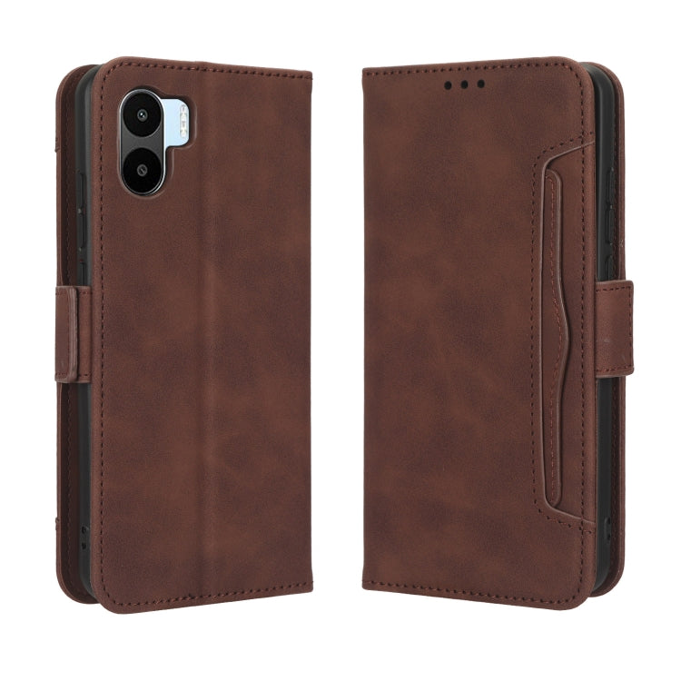 For Xiaomi Redmi A1 Skin Feel Calf Texture Card Slots Leather Phone Case
