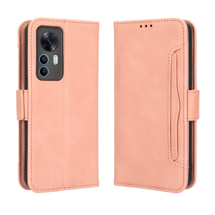 For Xiaomi 12T / Redmi K50 Ultra Skin Feel Calf Texture Card Slots Leather Phone Case