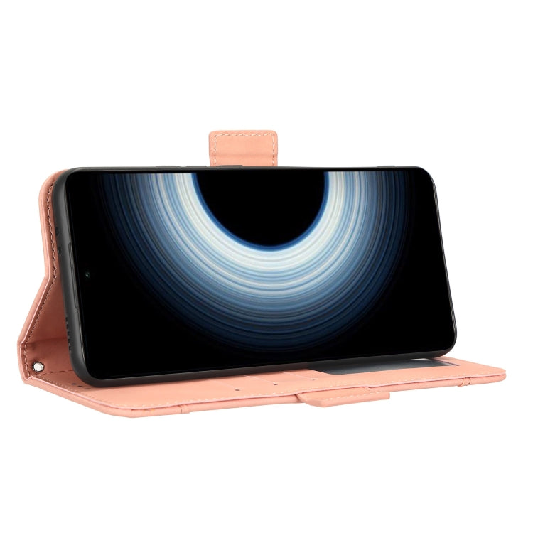 For Xiaomi 12T / Redmi K50 Ultra Skin Feel Calf Texture Card Slots Leather Phone Case