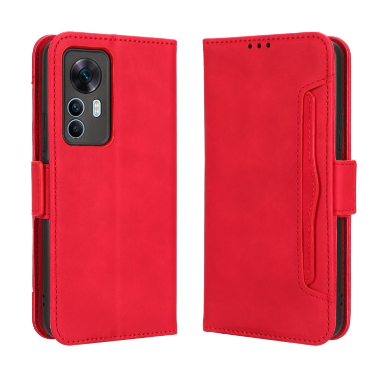 For Xiaomi 12T / Redmi K50 Ultra Skin Feel Calf Texture Card Slots Leather Phone Case