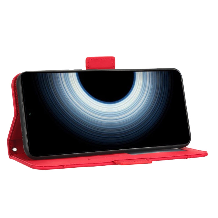 For Xiaomi 12T / Redmi K50 Ultra Skin Feel Calf Texture Card Slots Leather Phone Case