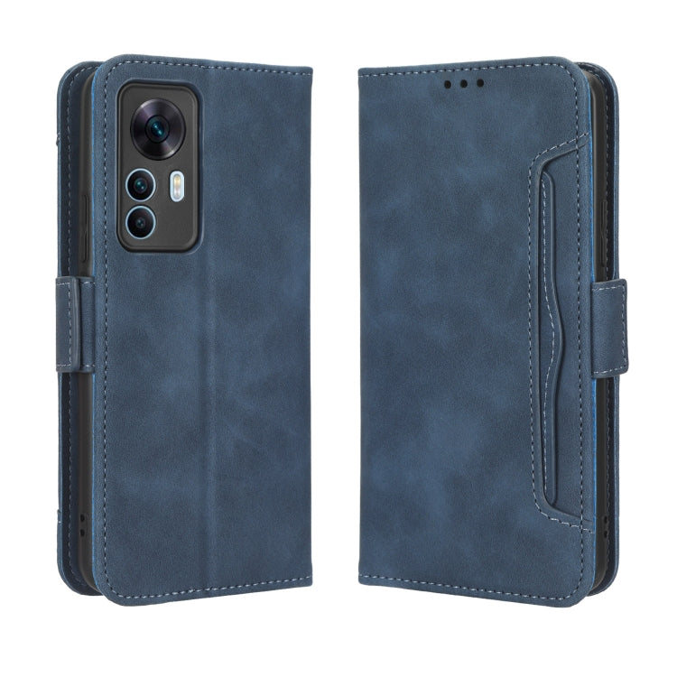 For Xiaomi 12T / Redmi K50 Ultra Skin Feel Calf Texture Card Slots Leather Phone Case