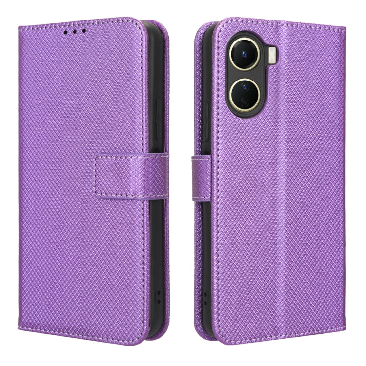 For vivo V25 Pro / S15 Pro Diamond Texture Leather Phone Case