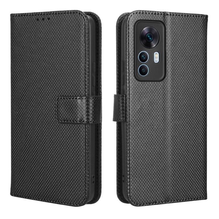 For Xiaomi 12T / Redmi K50 Ultra Diamond Texture Leather Phone Case