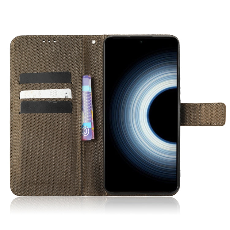 For Xiaomi 12T / Redmi K50 Ultra Diamond Texture Leather Phone Case