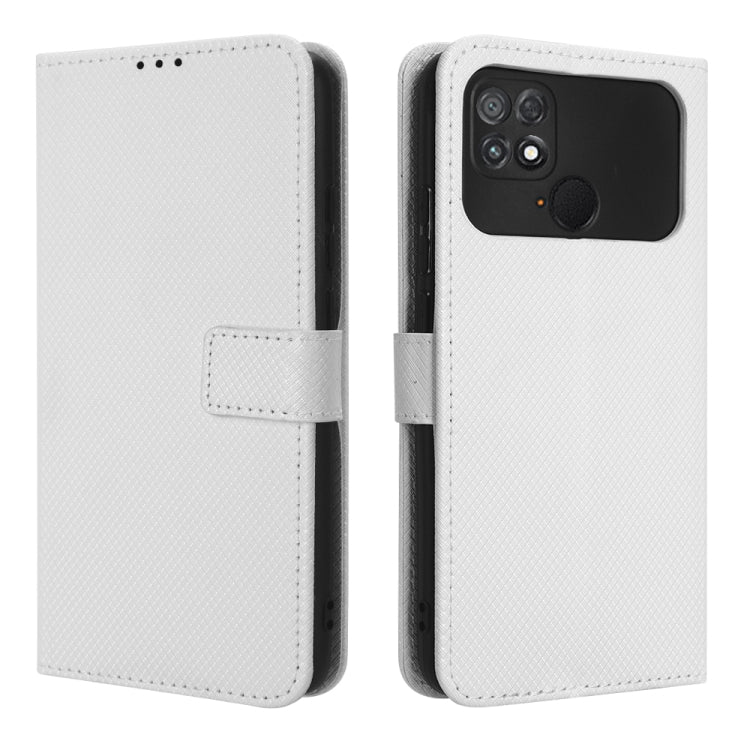 For Xiaomi Poco C40 Diamond Texture Leather Phone Case