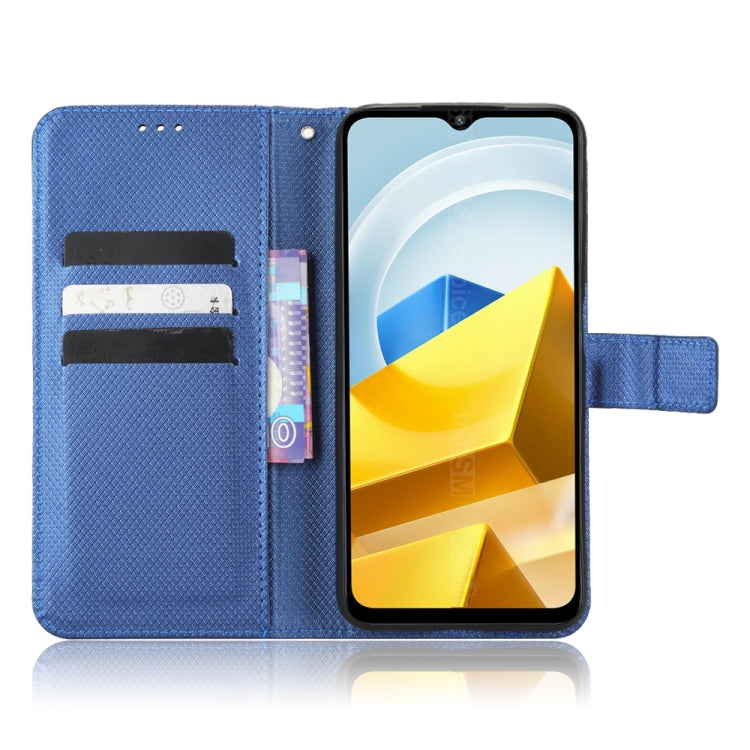 For Xiaomi Poco M5 Diamond Texture Leather Phone Case