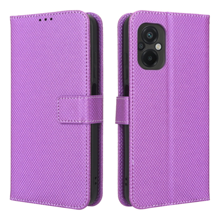 For Xiaomi Poco M5 Diamond Texture Leather Phone Case
