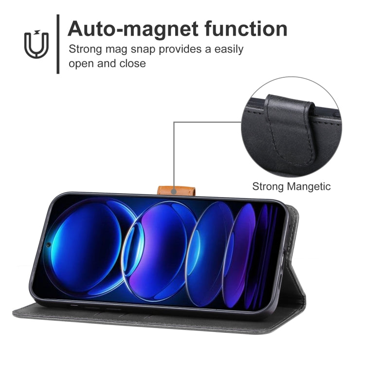 For Xiaomi Redmi Note 12 China Leather Phone Case