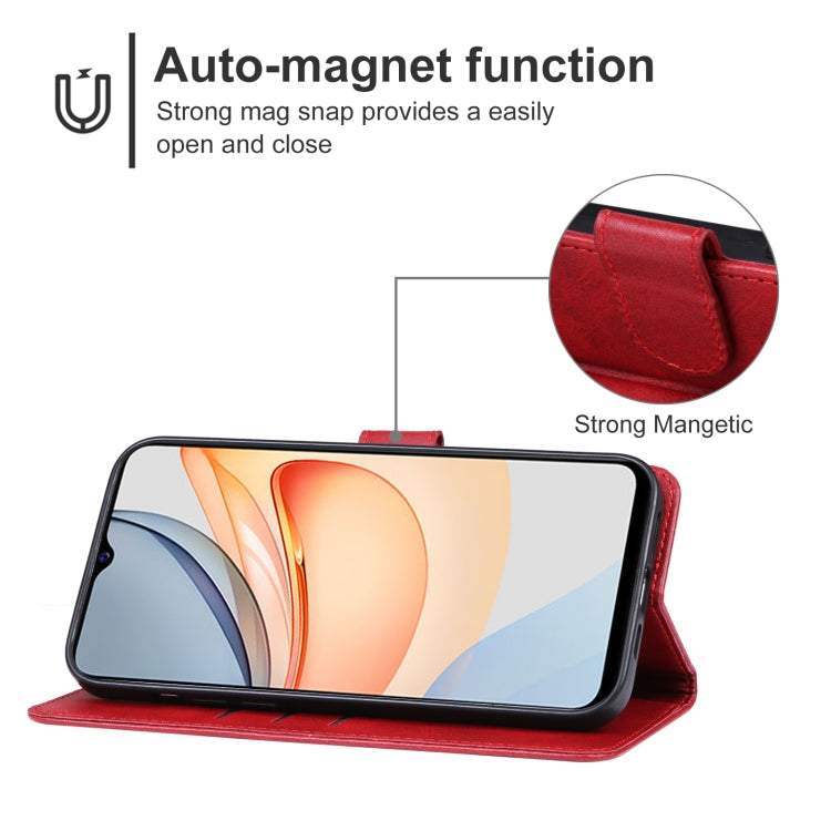 For vivo Y32s Leather Phone Case