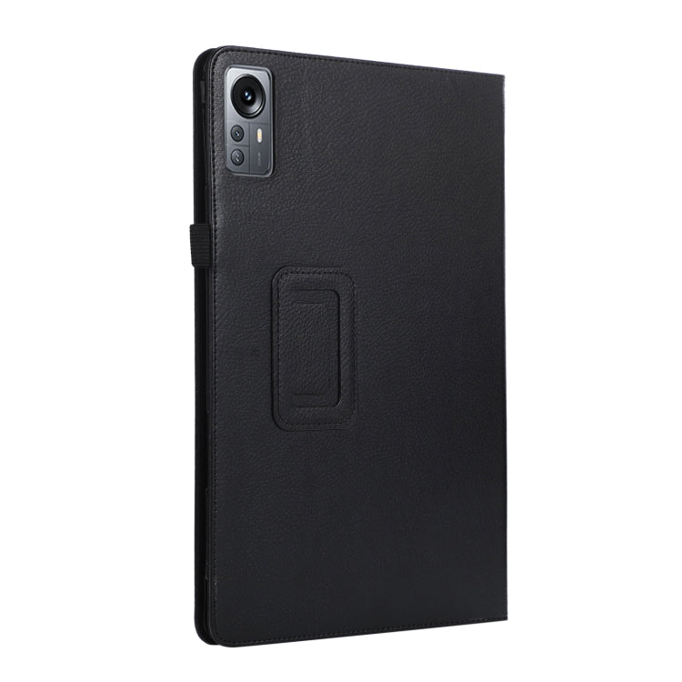 For Xiaomi Pad 5 Pro 12.4 Litchi Texture Leather Tablet Case with Holder