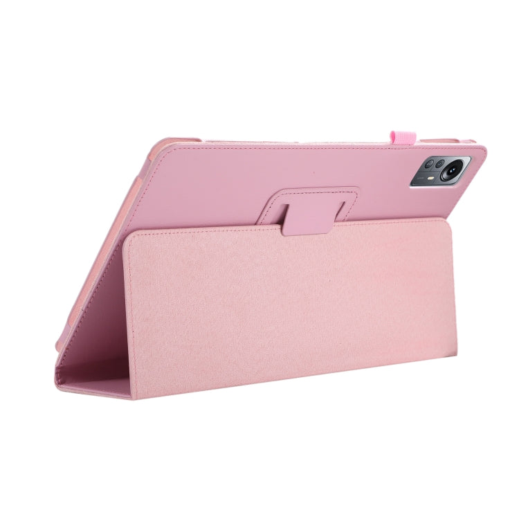 For Xiaomi Pad 5 Pro 12.4 Litchi Texture Leather Tablet Case with Holder