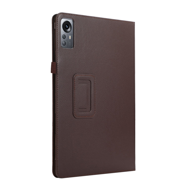 For Xiaomi Pad 5 Pro 12.4 Litchi Texture Leather Tablet Case with Holder