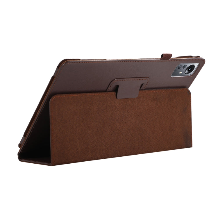 For Xiaomi Pad 5 Pro 12.4 Litchi Texture Leather Tablet Case with Holder