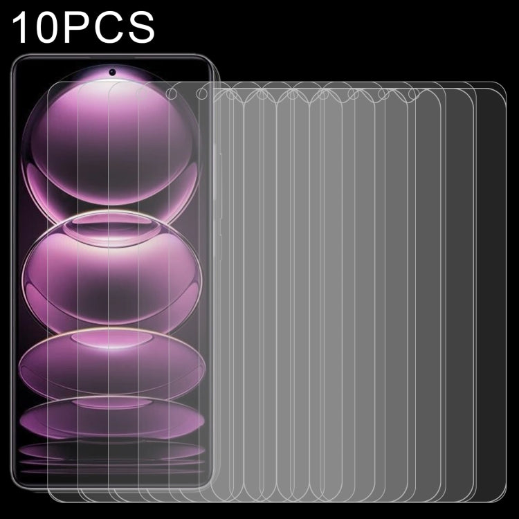 For Xiaomi Redmi Note 12 Pro / 12 Pro+ / 12 Explorer / Note 12 Pro Speed 10pcs 0.26mm 9H 2.5D Tempered Glass Film